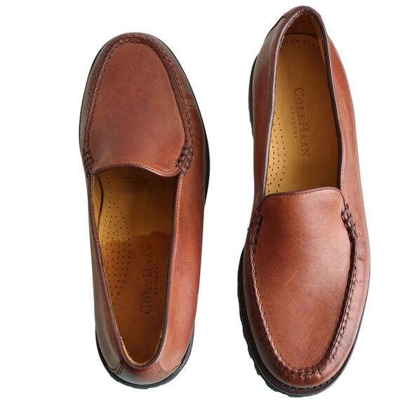 NWOT Womens Brown Leather Cole Haans Slip-On Loafers - Size 8.5B - Picture 12 of 15